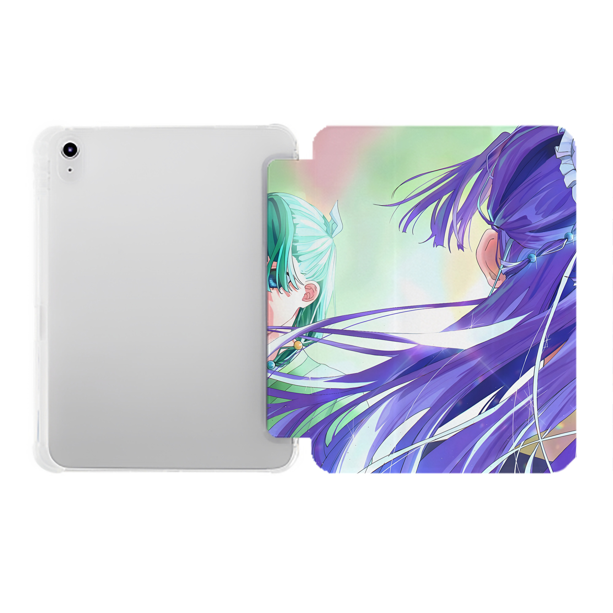 （画像用） 薬屋のひとりごと The Apothecary Diaries IPad ケース ペン収納付き 三つ折りスタンド PUレザー×シリコン 対応機種9.5/10.5/10.9インチ